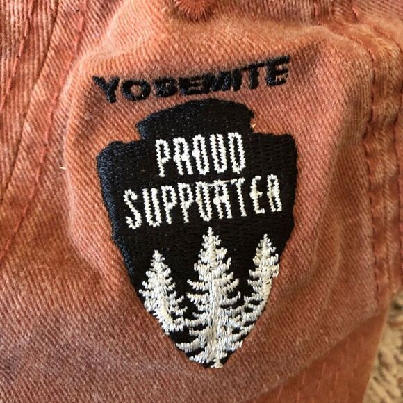 Otto Ballcap Yosemite Proud Supporter Washed Orange Adjustable - Picture 2 of 5